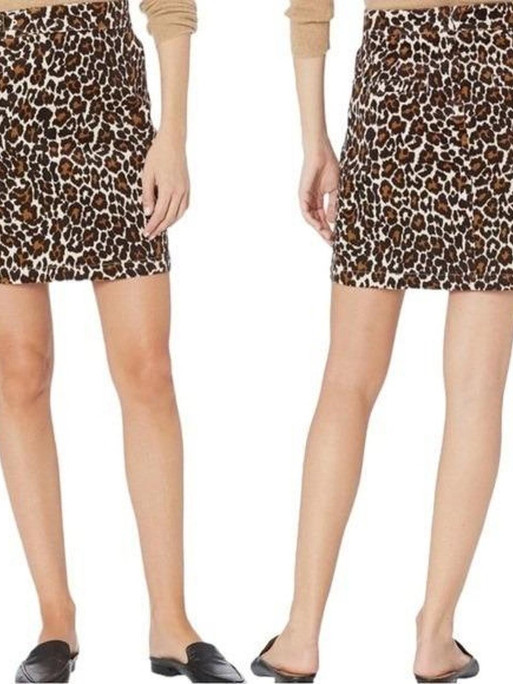 J. Crew Leopard 🐆 Print Mini Skirt - Brown and Black